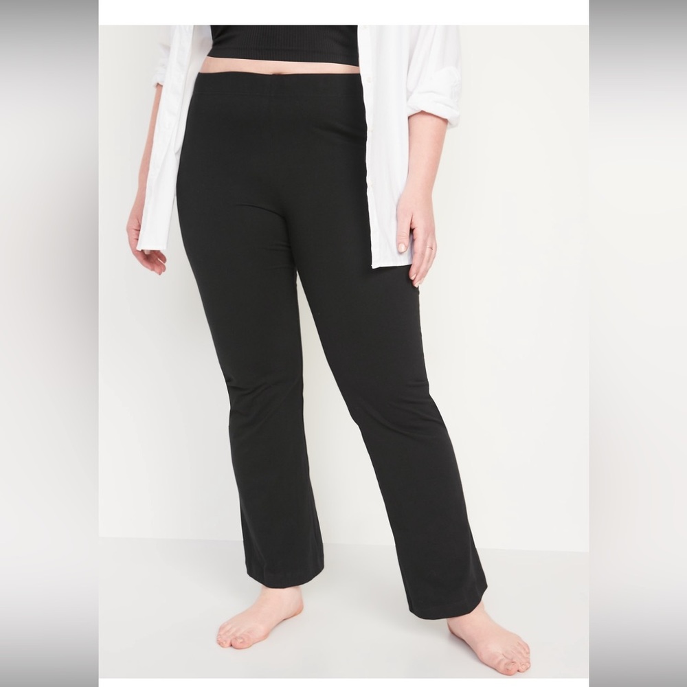 Old Navy high waist flare leggings black XXL NWT